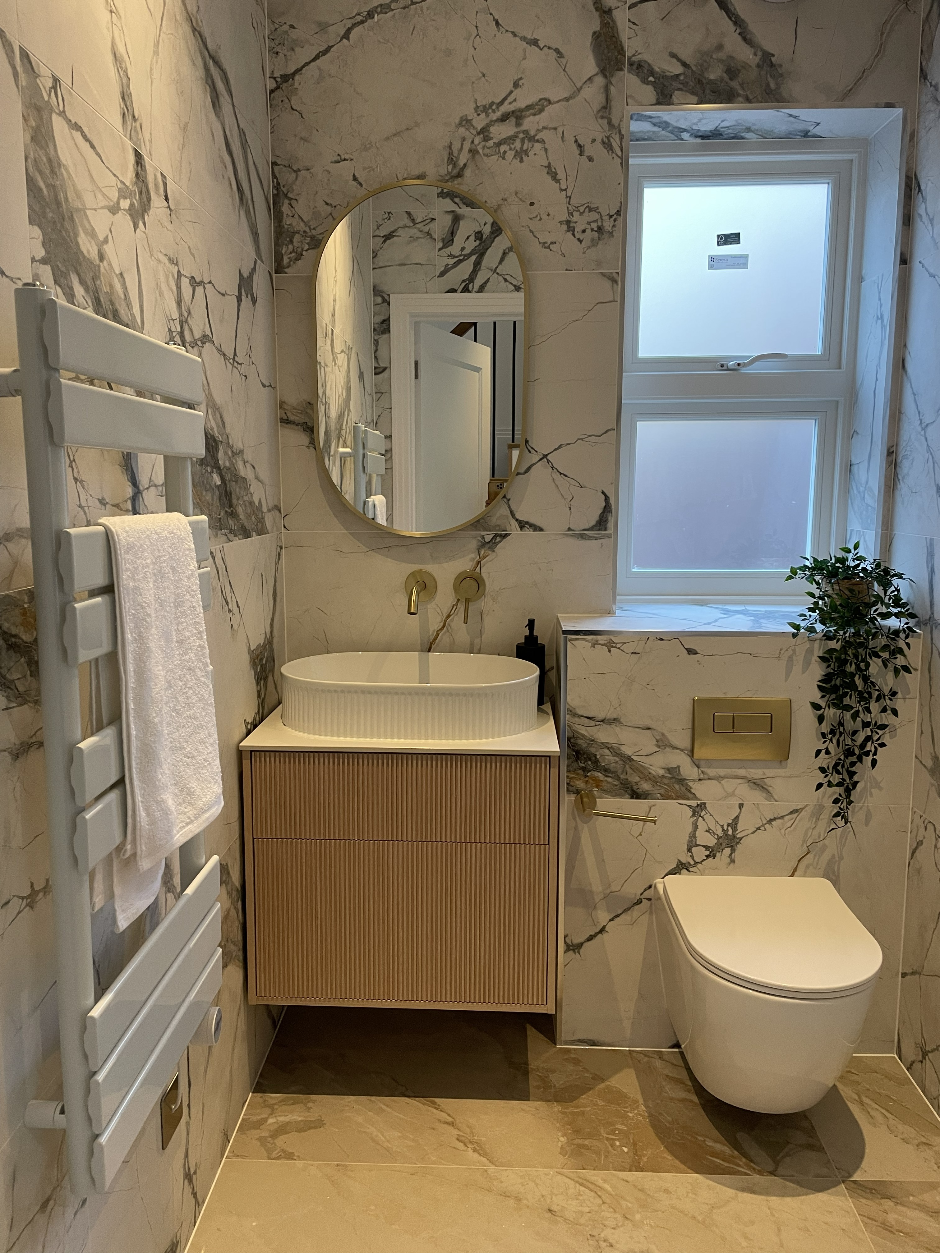 Luxury bathroom interior